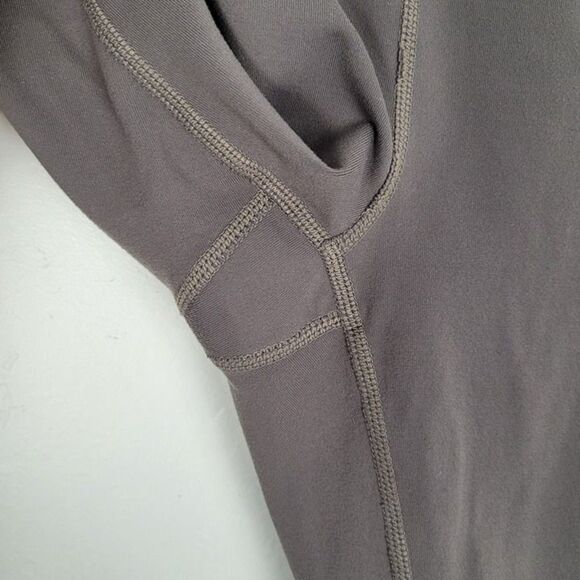 Prana Size S Cropped Capri Leggings Inseam 20 In Gray Taupe - Picture 8 of 10